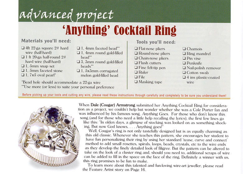 Advanced Project - Anything Cocktail Ring