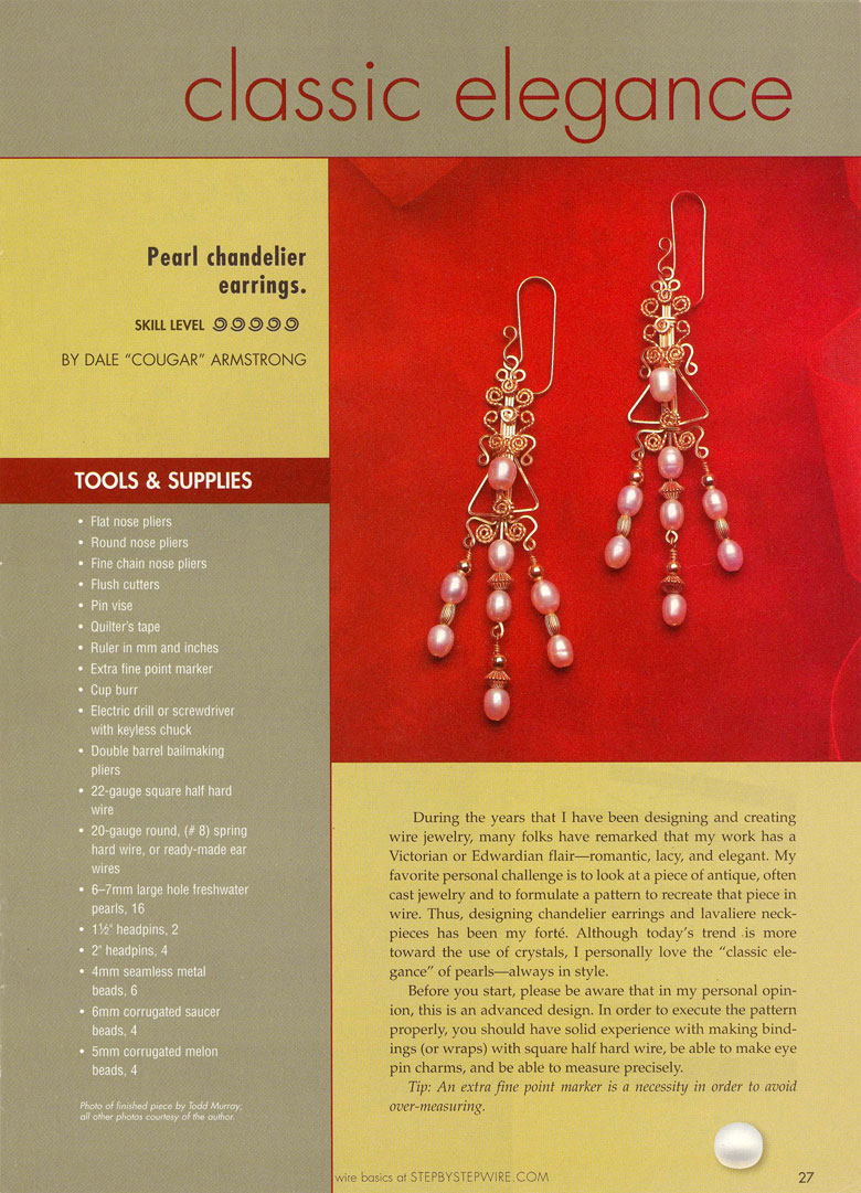 Instructional - Pearl Chandelier Earrings
